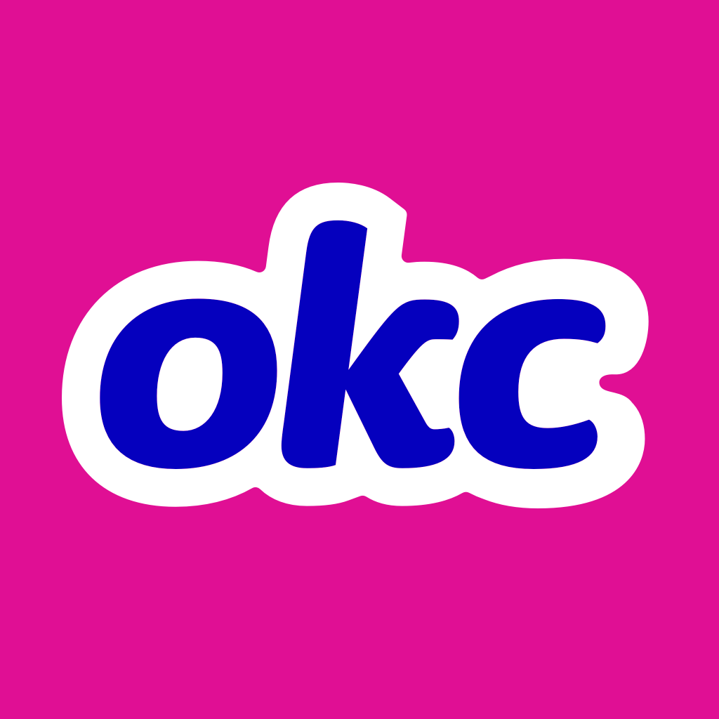 OkCupid Logo - Mainstream dating app with many users in the Philippines